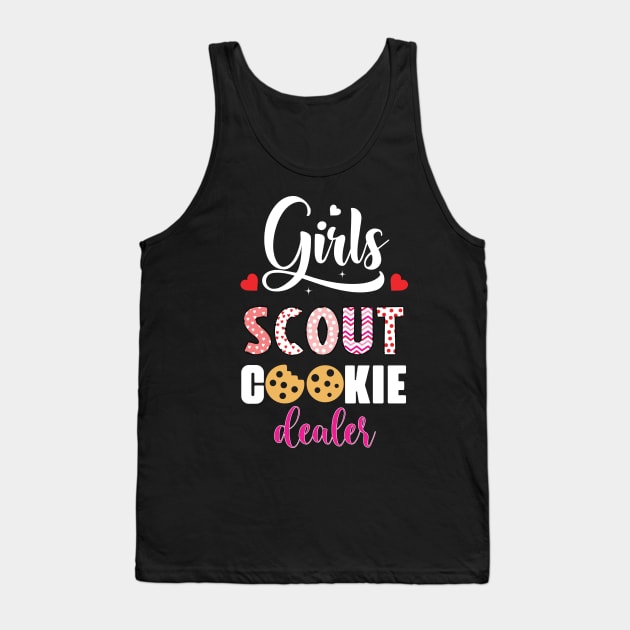 Cookie Dealer Scout for Girls Funny Scouting Family Matching Tank Top by MarkonChop